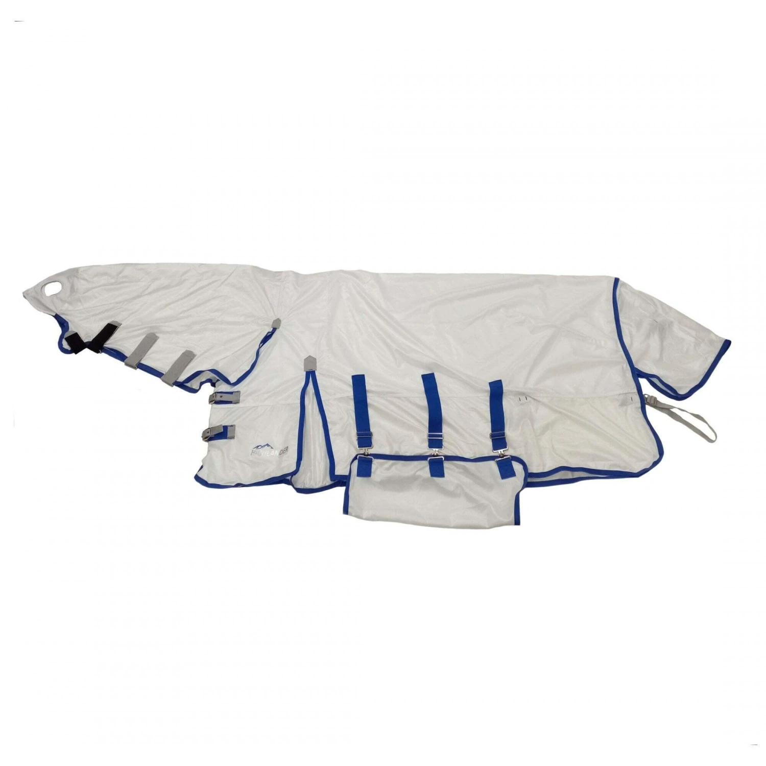 Highlander Plus Combo Neck Horse Fly Rug (White)