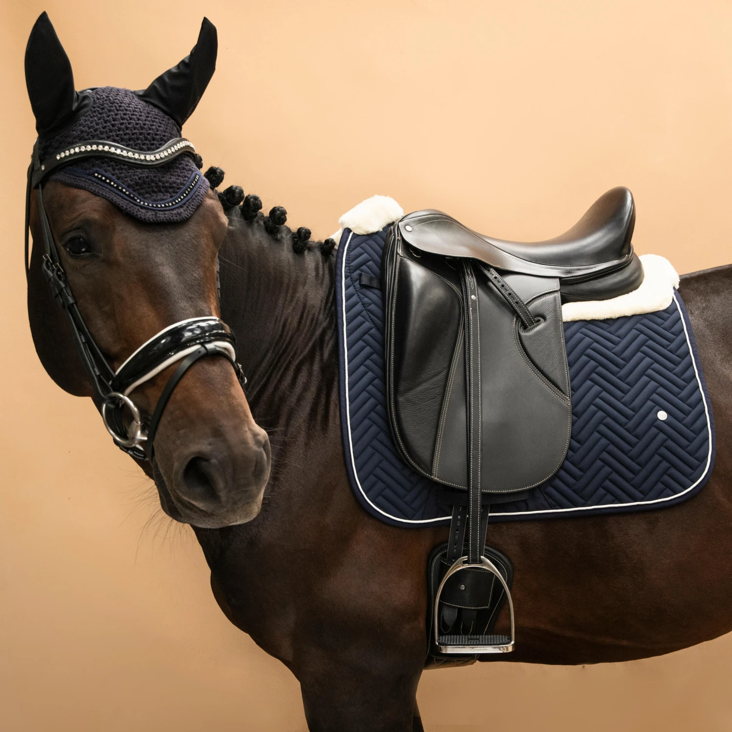 Horse Dressage Padded Saddle Cloth 900 - Image 13