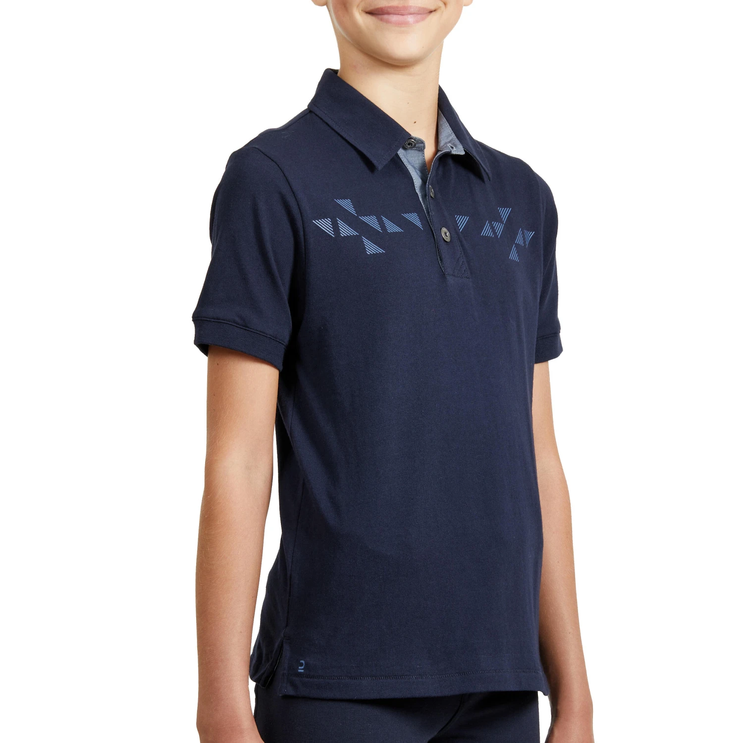 Boys' Horse Riding Short-Sleeved Polo 140 - Image 5