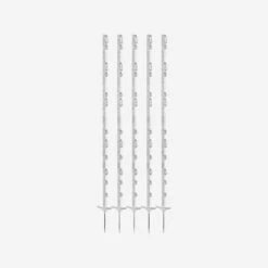 Horse Riding PVC Fencing Posts 160 Cm Titan 5-Pack