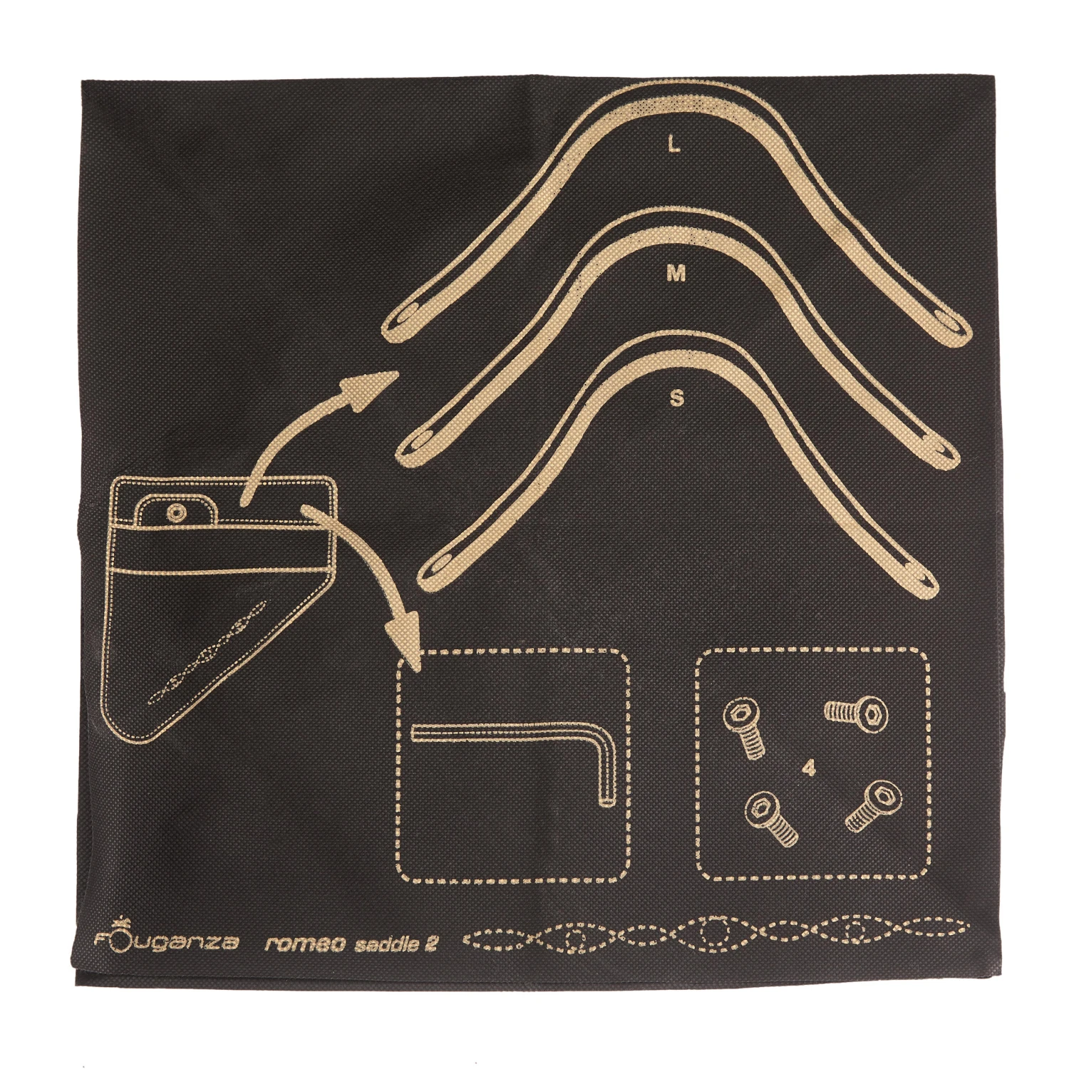 Paddock Horse Riding Saddle Gullet Kit - Image 3