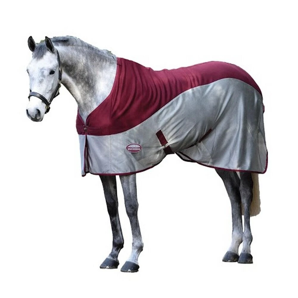 Weatherbeeta MicroAir Standard Neck Cooler Rug (Burgundy/Grey)