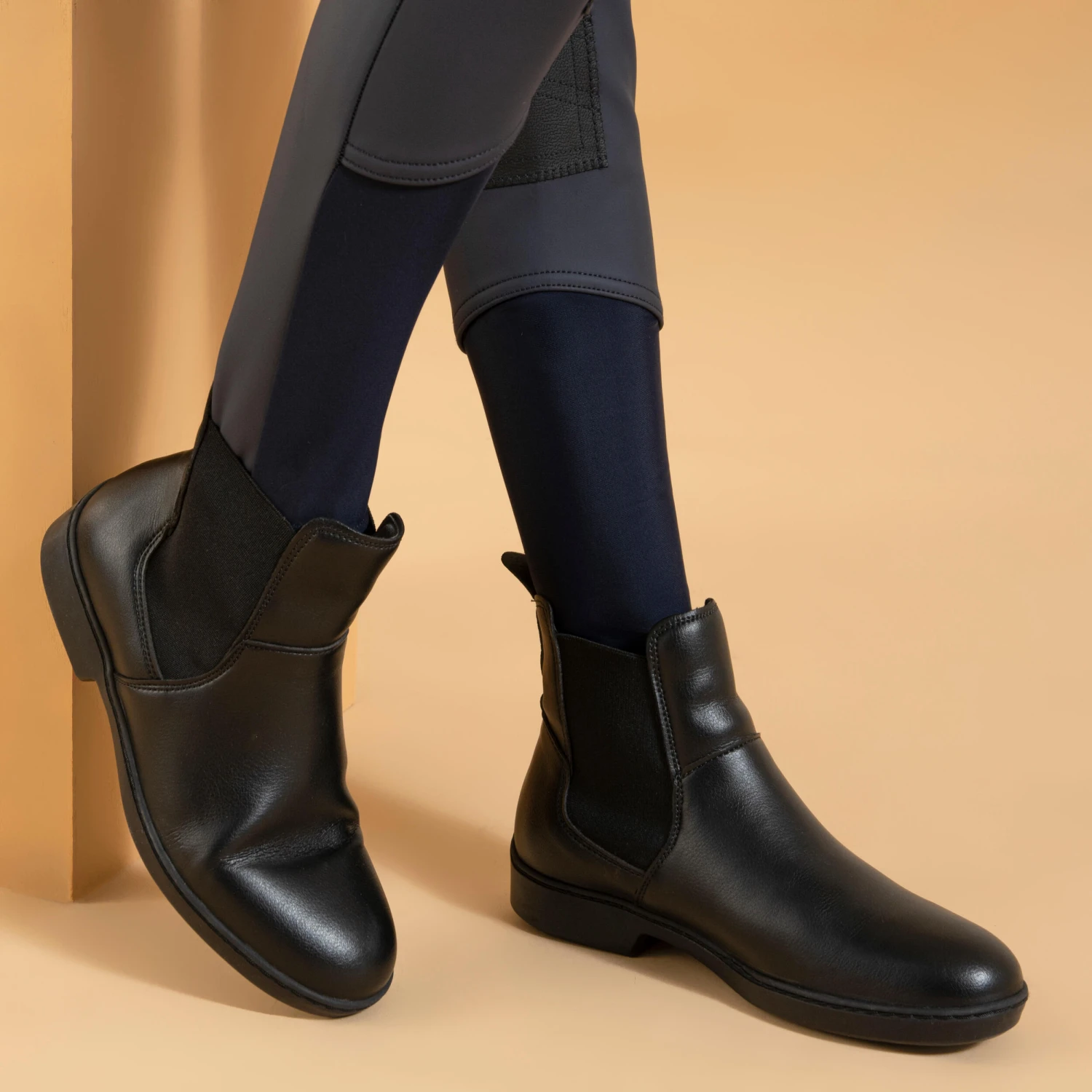 Kids' Warm And Water-Repellent Horse Riding Jodhpurs Kipwarm 500 - Image 6