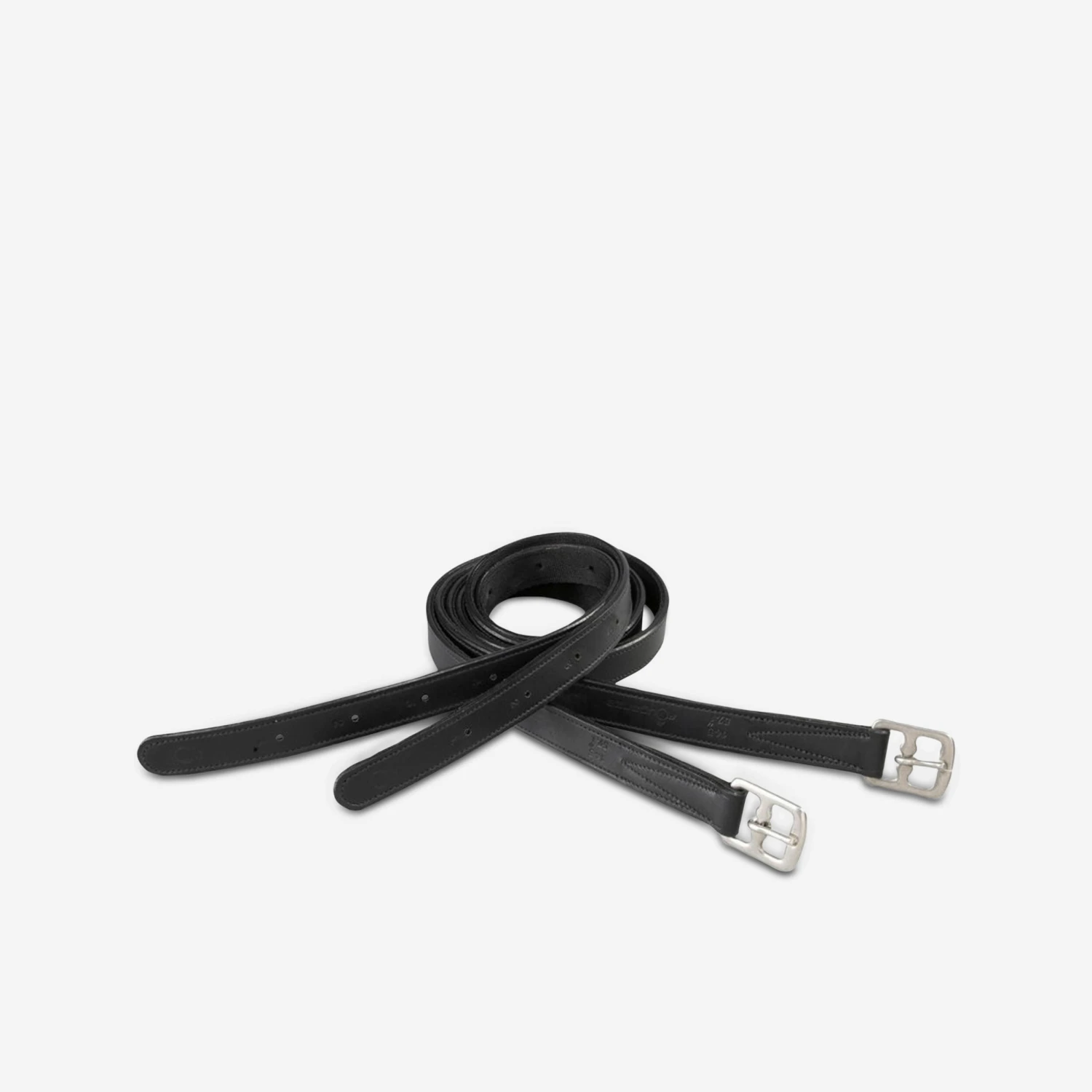 Adult/Kids' Horse Riding Stirrup Leathers Schooling - Brown - Image 2