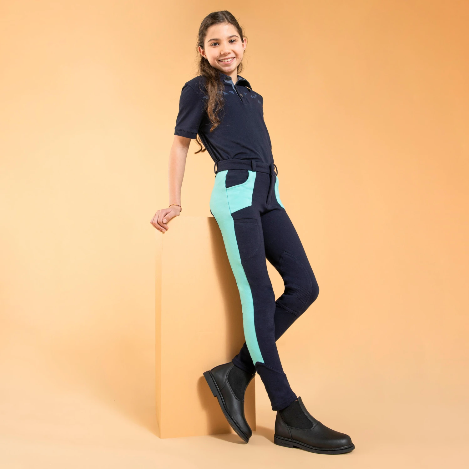 Kids' Horse Riding Jodhpurs 120 - Image 2