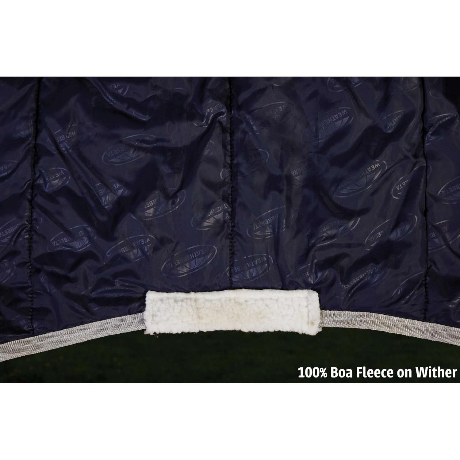 Weatherbeeta Comfitec Lite Essential Combo Neck Turnout Rug (Navy/Silver/Red) - Image 3