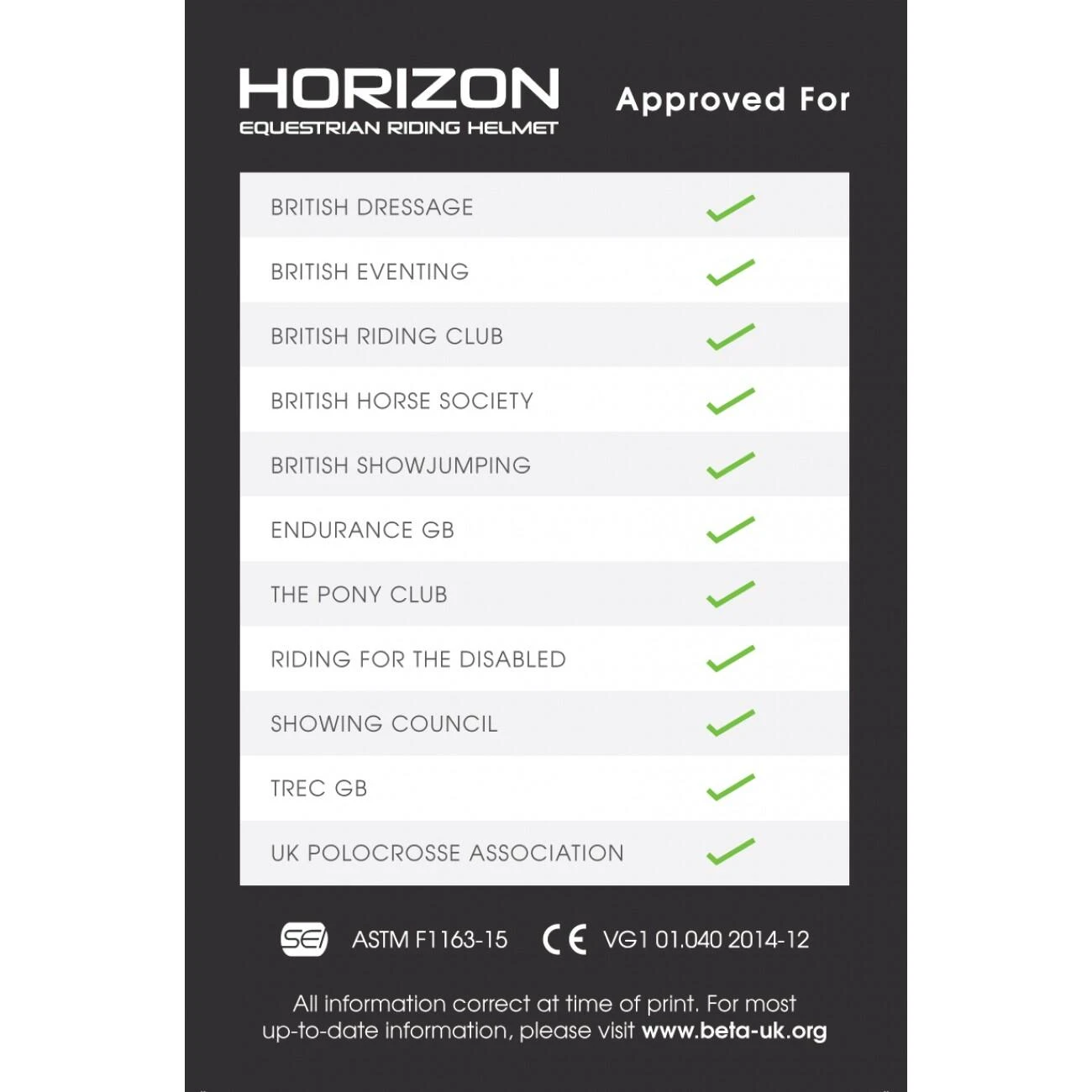 Horizon Riding Helmet - Image 2