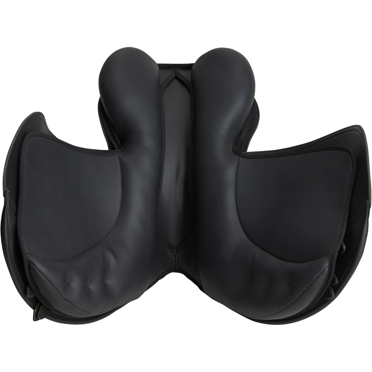 Synthia Horse Riding Synthetic All-Purpose 16"5 Saddle For Horse & Pony - Black - Image 5