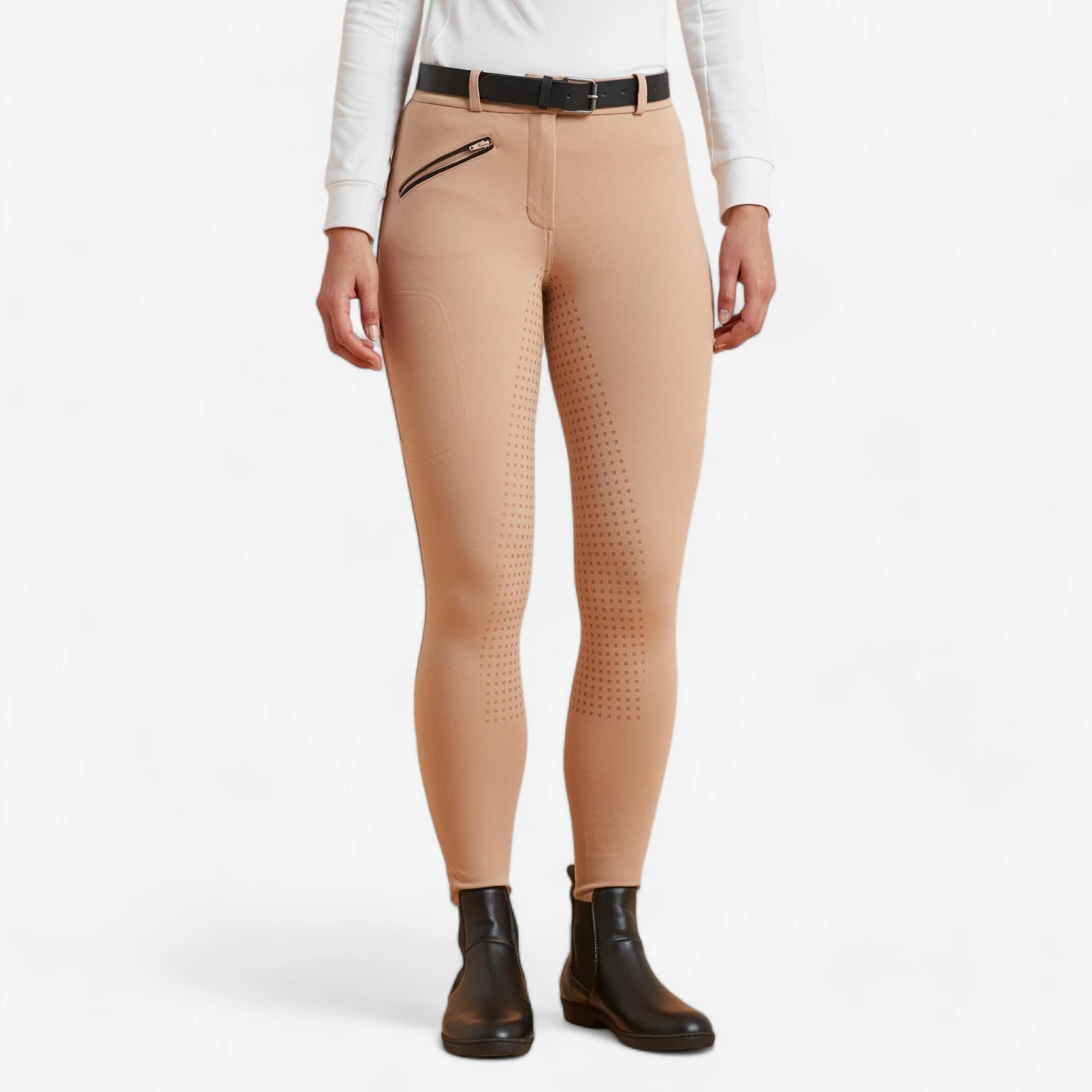 Women's Warm Full Grip Horse Riding Jodhpurs 500 - Image 9