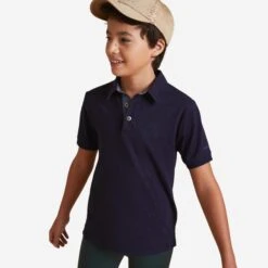 Boys' Horse Riding Short-Sleeved Polo 140